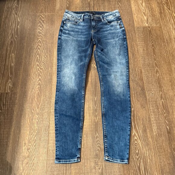 Silver Suki Skinny Slightly Distressed Jeans – Size 30x31 - Picture 2 of 14